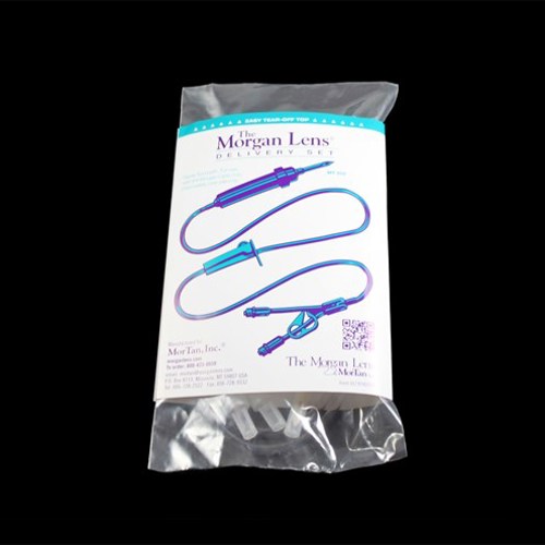 Morgan Lens delivery set packaging